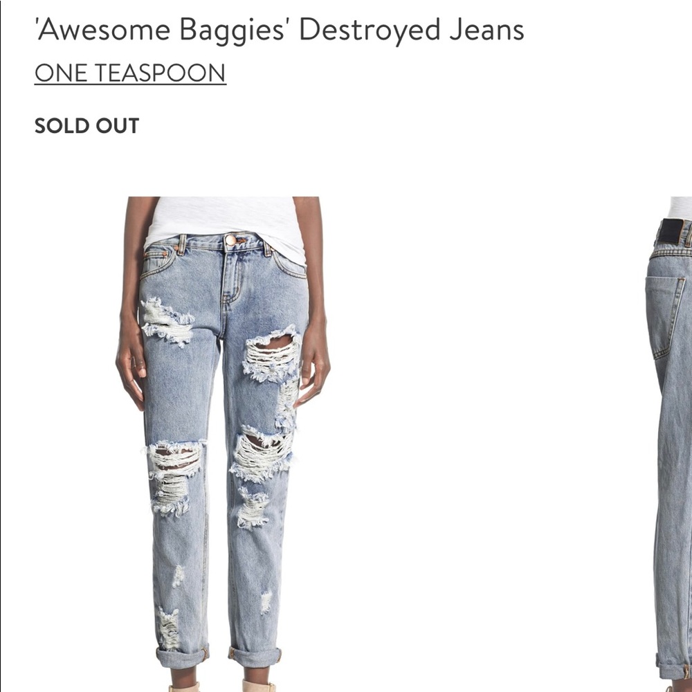 One by One Teaspoon Jeans. Size 27